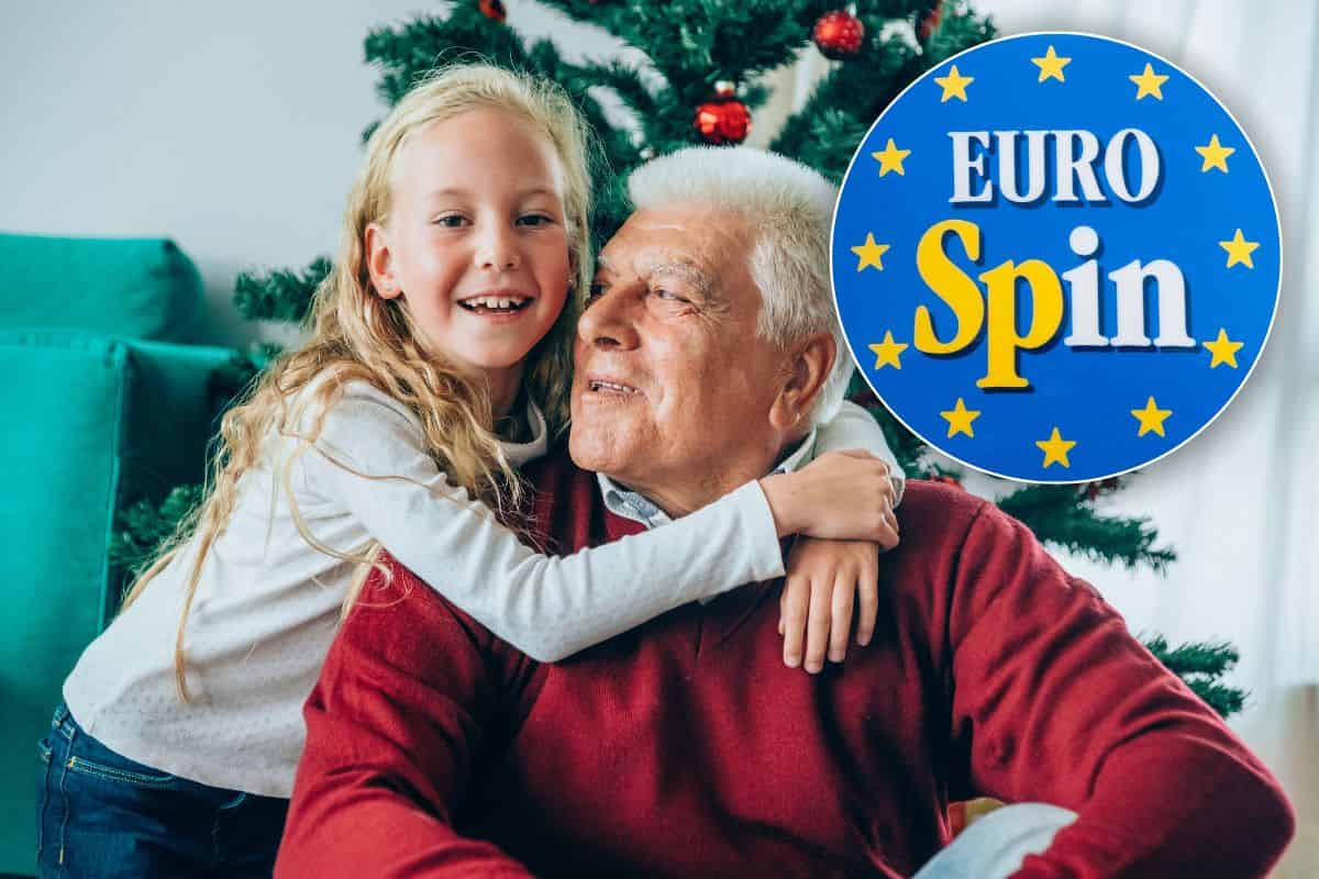 nonno nipote albero natale marchio eurospin