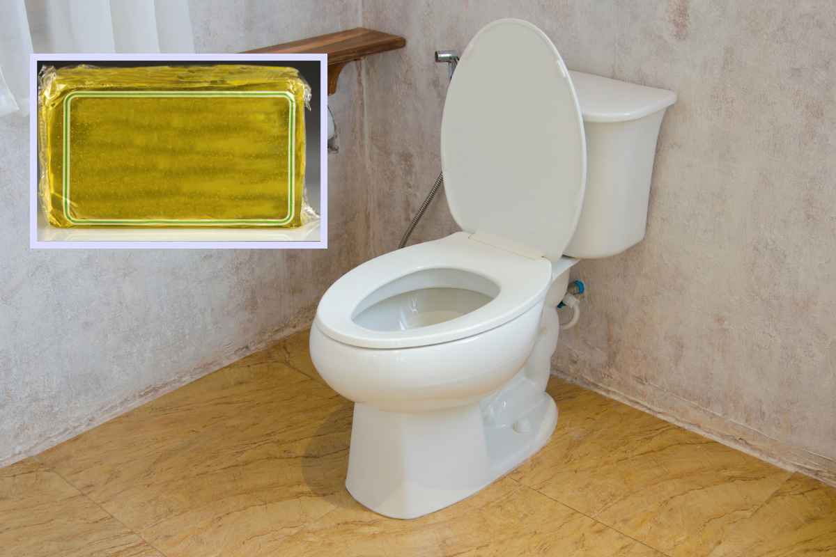 Sapone giallo germi WC