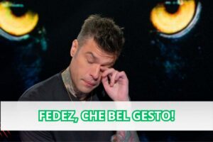 Fedez piange