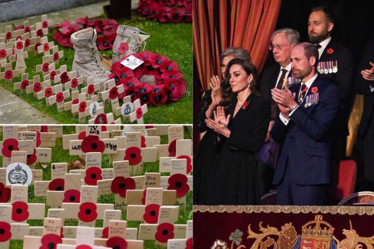 Kate Middleton e William al Remembrance Sunday